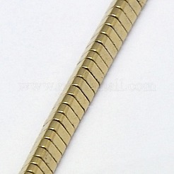 Electroplate non magnetici ematite sintetico fili di perline&nbsp;G-J174-3x3mm-04