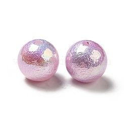 Placcatura uv perle di plastica abs iridescenti&nbsp;LS-SACR-A001-05D