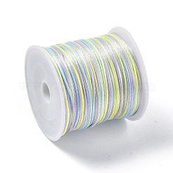 Segmentgefärbte Nylon-Rattenschwanz-Satinkordeln&nbsp;NWIR-A008-01F
