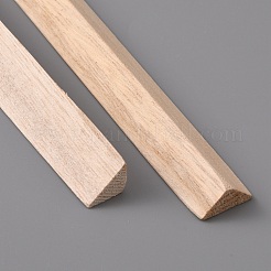 Bâtons de bois triangulaires&nbsp;DIY-WH0304-546D