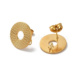 Boucles d'oreilles à tige en acier inoxydable 304&nbsp;STAS-M314-01H-G
