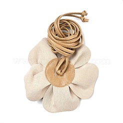 Ceintures en cuir PU à fleurs pour femmes&nbsp;AJEW-WH20816-058H