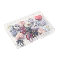 18 Stück 6 Farben handgefertigte Porzellanperlen für DIY-Armbandzubehör&nbsp;PORC-FS0001-24