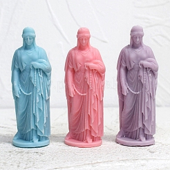 3d buddhistische Frau DIY lebensmittelechte Silikonstatue Kerzenformen&nbsp;PW-WG89310-01