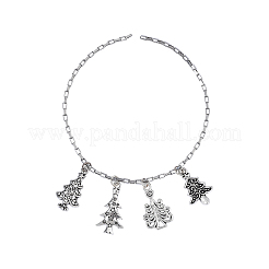100pcs 10 breloques en alliage de style tibétain de style&nbsp;TIBEP-CJ0001-40