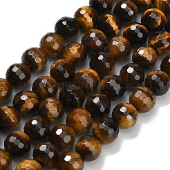 Chapelets de perles d'œil de tigre naturel&nbsp;G-C280-B21-8mm