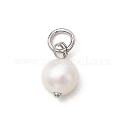 Natürliche Süßwasser-Zuchtperlen-Kartoffel-Charms&nbsp;PALLOY-JF03920-01