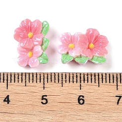 Cabochons décodés en résine opaque&nbsp;CRES-O002-03D