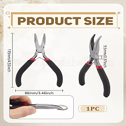 Pinze per gioielli in acciaio al carbonio 1pc 45#&nbsp;PT-LP0001-02
