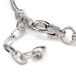 I braccialetti europei in ottone&nbsp;BJEW-K261-15P-02
