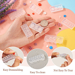9 stücke 9 stil diy shell/blume/blatt/feder form ohrring ornament silikonformen&nbsp;DIY-TA0004-28