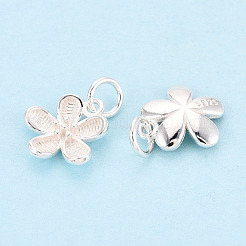 925 Blumenanhänger aus Sterlingsilber.&nbsp;STER-T009-06S