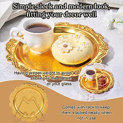 Lagerregal für Topfdeckel aus Edelstahl&nbsp;AJEW-MB0001-14G