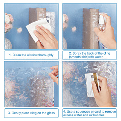 Adesivi in vetro pvc&nbsp;DIY-WH0449-57C