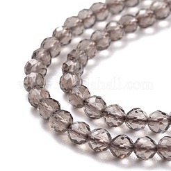 Natürliche Eis Obsidian Perlen Stränge&nbsp;G-D463-10C