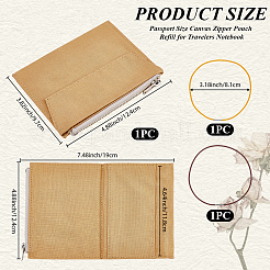 1 bolsa de almacenamiento rectangular de lona&nbsp;ABAG-CP0001-31A