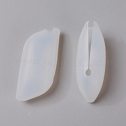 Étui portable en silicone pour brosse à dents, blanc, 60x26x19mm