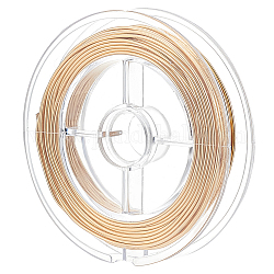 真鍮ワイヤ  ラウンド  14KGP本金メッキ  18ゲージ  1mm  約32.81フィート（10m）/ロール