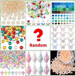 Lucky Bag, Random Styles Style Glass Seed Beads, Acrylic Beads Kits, Random Color