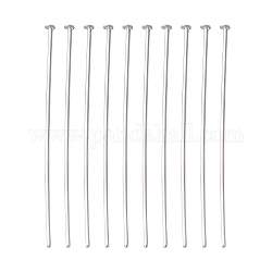 Jewelry Tools and Equipment Decorative Stainless Steel Flat Head Pins, Stainless Steel Flat Head Pins, 30x0.6mm, 22 Gauge, Head: 1mm