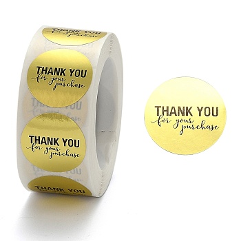 Thank You Roll Stickers X-DIY-E023-07O
