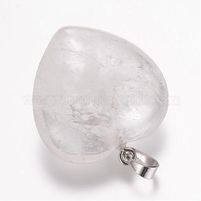 Quarzo naturale pendenti in cristallo&nbsp;G-E338-10C-1