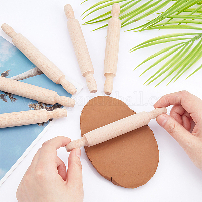 Mini Wooden Rolling Pin for Clay