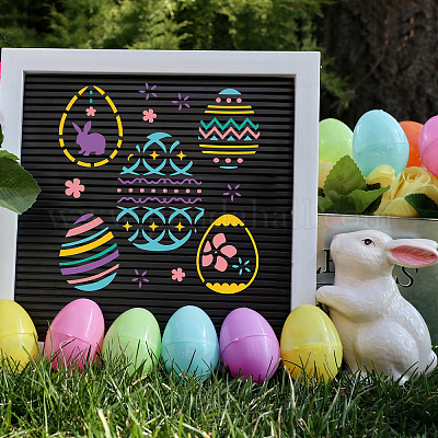 Wholesale FINGERINSPIRE 9 Pcs Happy Easter Stencils 5.9x5.9inch Reusable  Easter Bunny Easter Eggs Drawing Template Spring Theme Stencils for  Painting on Wall 