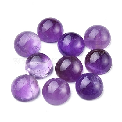 Natürlichen Amethyst Cabochons&nbsp;X-G-P393-R14-10MM-A-1