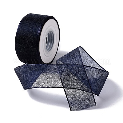 Wholesale 10 Yards Flat Polyester Chiffon Ribbon 