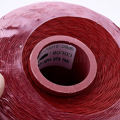 680m 210D 0.7mm Beading String Flat Waxed Thread Stitching Cord