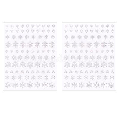 Snowflake Decorations for Make Kids 60 Decorating Face Stickers Wall Sticker  
