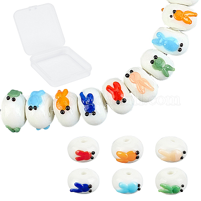 plastic boxes loose spacer bead kids