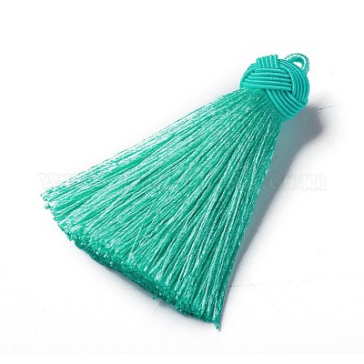Pendentifs pompon en nylon&nbsp;FIND-I009-C12-1