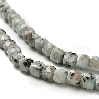 Chapelets de perles en jaspe au sésame naturel&nbsp;G-H078-C24-01-1