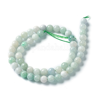 Natürliche jadeite Perlen Stränge&nbsp;G-L568-001B-1