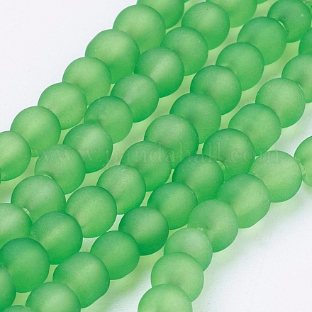 Chapelets de perles en verre transparent X-GLAA-S031-4mm-34-1