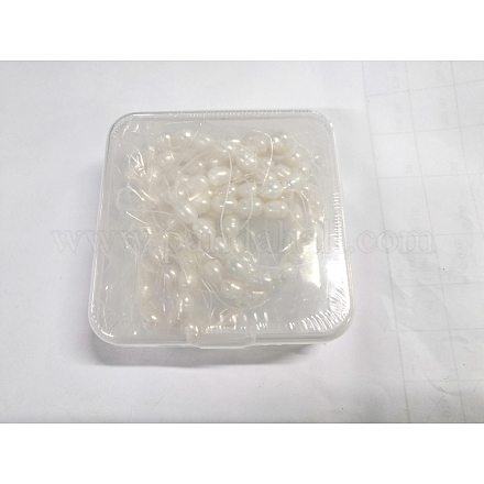 Brins de perles de culture d'eau douce naturelles PEAR-SZ0001-001-1