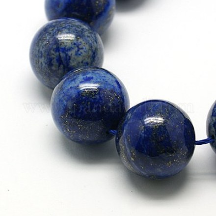 Natural Lapis Lazuli Beads Strands G-J001I-20mm-1
