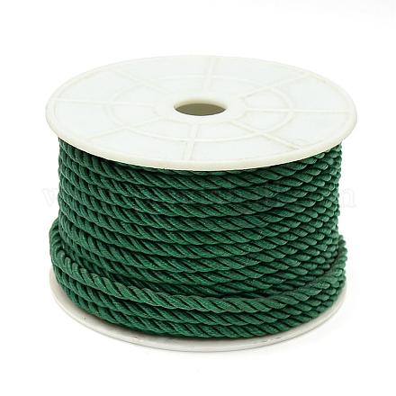 ナイロン糸  3プライ  濃い緑  3mm  約20ヤード/ロール（18.28メートル/ロール） NWIR-T001-B09-1