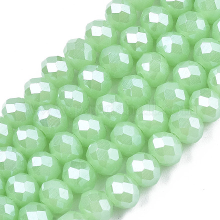 Electroplate Glass Beads Strands EGLA-A034-J3mm-A05-1