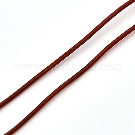 韓国製弾性水晶の線  ストレッチブレスレットストリング  ラウンドビーズコード  シエナ  0.5mm  約98.42ヤード（90m）/ロール EW-L003-0.5mm-07-1