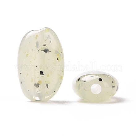 Acrylique opaque avec perles à points OACR-G010-01B-1