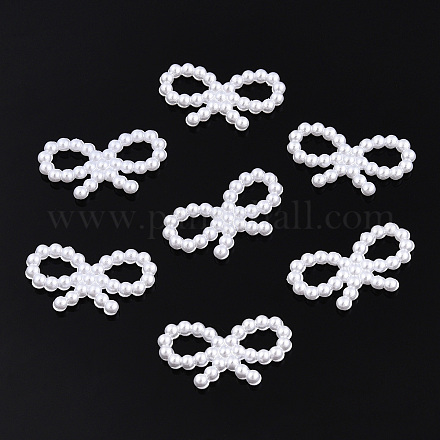 Arcoiris abs plástico imitación perla enlaces OACR-T015-01-14-1