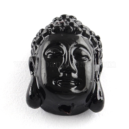 Dyed Buddha Head Synthetical Coral Beads CORA-R011-15A-1