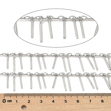 Cadenas de eslabones de latón chapado en rack CHC-A007-11P-1