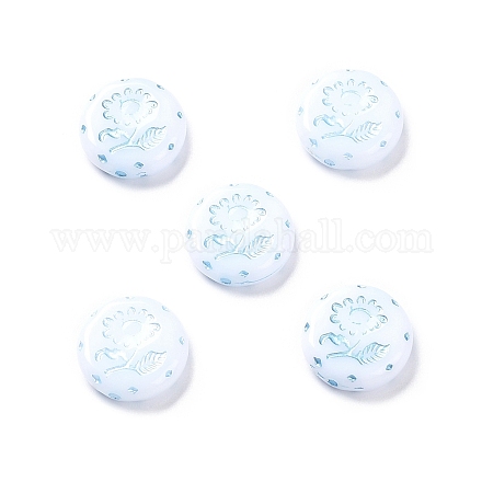 Opaque Acrylic Beads OACR-G016-27G-1