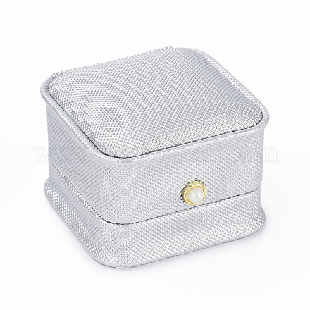 PU Leather Ring Gift Boxes LBOX-L005-I02-1