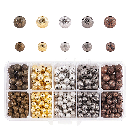 Pandahall 500 pièces 5 couleurs perles d'espacement KK-PH0035-88-NF-1