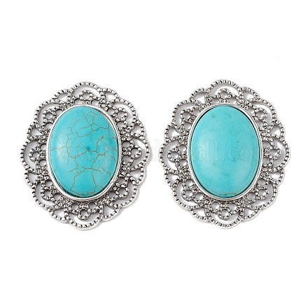 Synthetic Turquoise Cabochons FIND-TAC0022-10AS-1